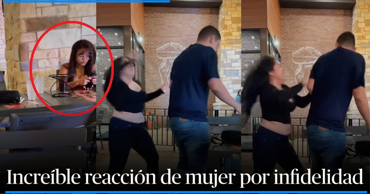 En Pleno Restaurante Mujer Pilló Al Novio Siéndole Infiel Con Su Mejor Amiga ¡llovieron Golpes 